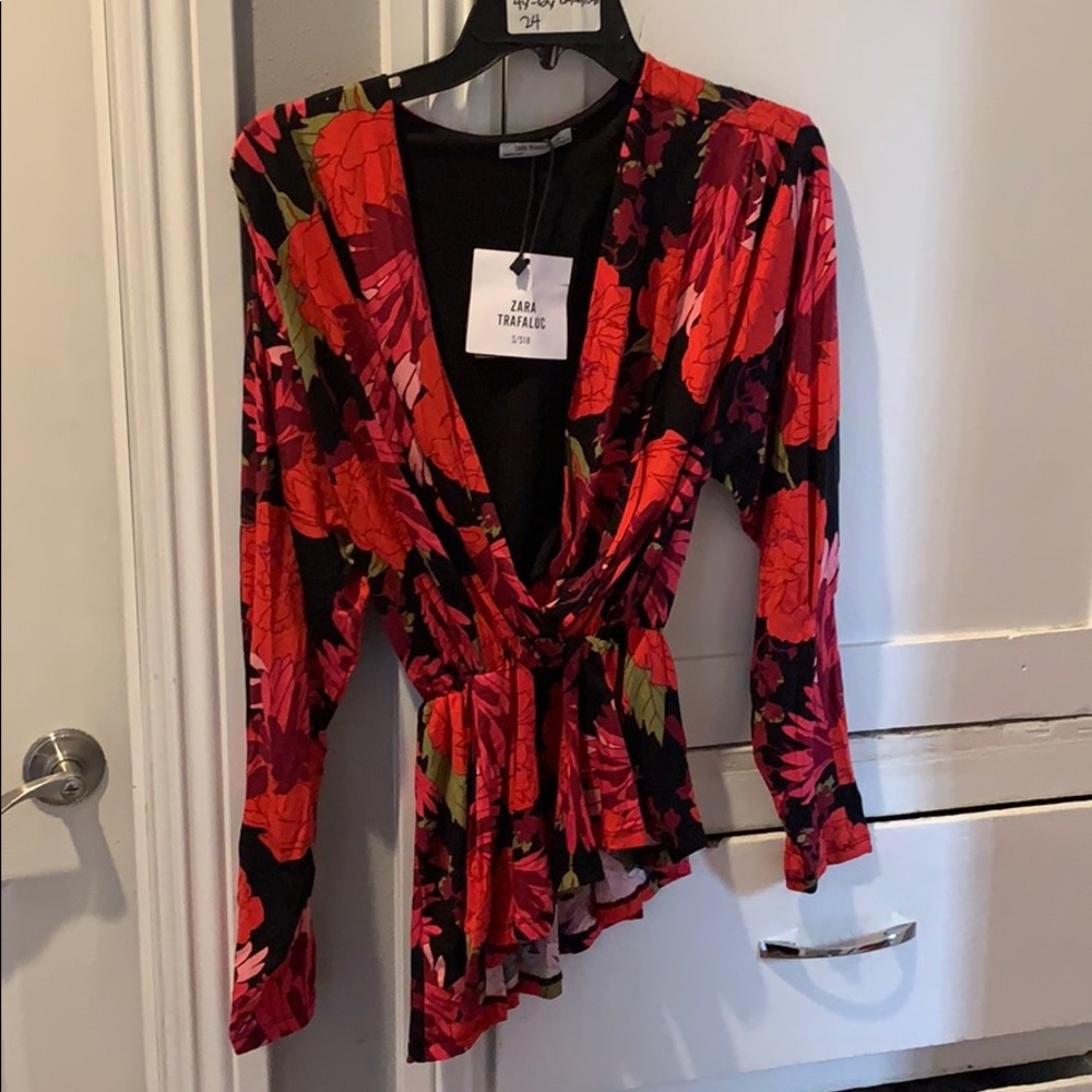 Zara Floral top